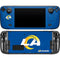 NFL Los Angeles Rams Distressed Steam Deck Handheld Gaming Computer Skin